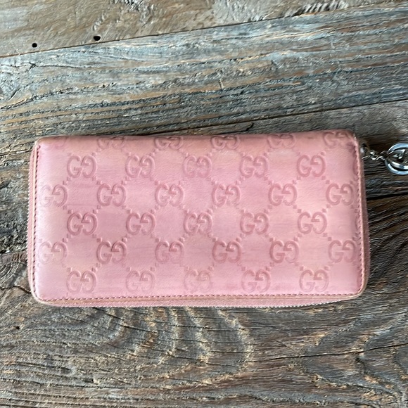 Gucci Sima pink Guccissma full zip long wallet - Picture 5 of 15